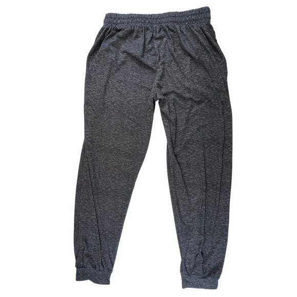 Real Essentials Joggers Medium Heather Gray Soft Knit Athleisure Lounge Pants - Picture 2 of 11